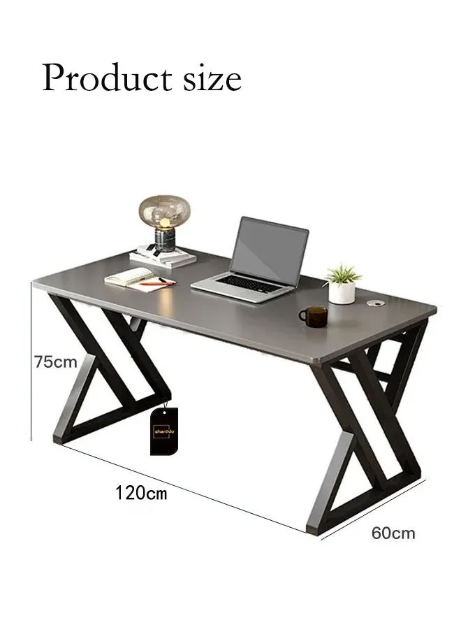 120*60*75 منضدة المكتب المنزلي طاولة الدراسة طاولة الكمبيوتر مكتب سطح المكتب-2