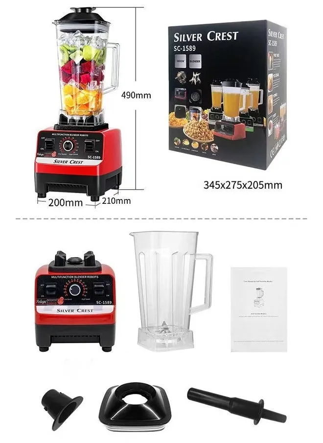 2 L Adjustable Multifunctional Blender And Juicer Blender With Blender Grinder And Ice Mill 4500w-2