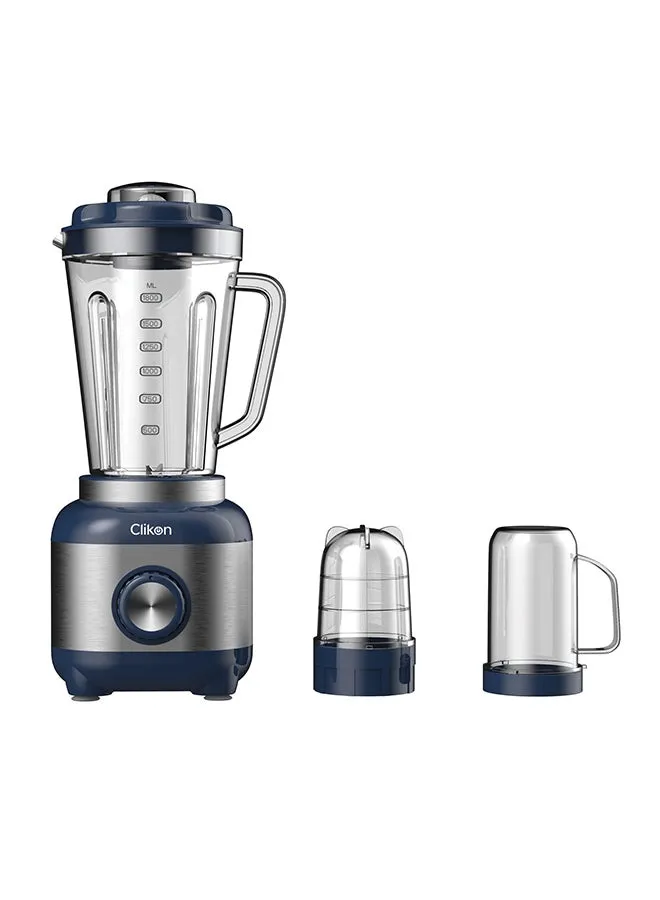 3-IN-1 Juicer Blender With Powerful Copper Motor 600 W CK2684 Dark Blue/Silver-1