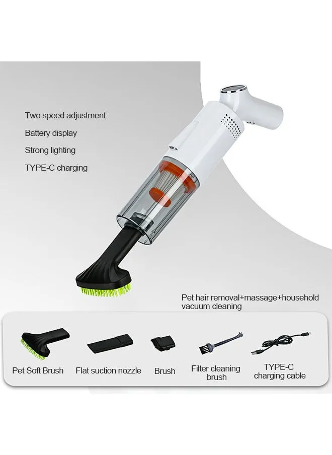 5-in-1 Multifunction Suction and Drag Integrated Wireless Handheld Vacuum Cleaner 70W A-061 White-2