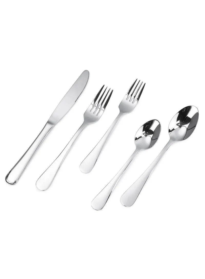 5-Piece Fulton Flatware Cutlery Set Mirror Finish-2