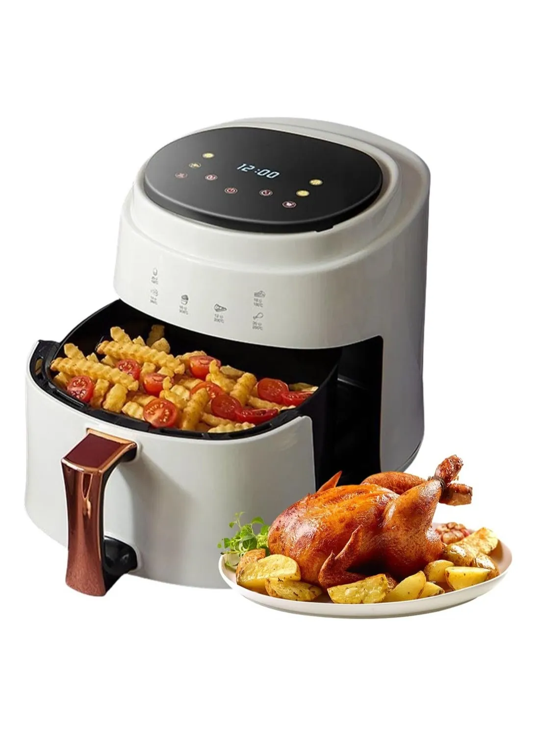 8L Air Fryer,Heat-Q Technology, Quick and Oil-Free Healthy Meals, 6 Preset Menus, Digital Touchscreen, Dishwasher-Safe&Non-stick Basket, Smart Air Fryer for Frying, Grilling, Roasting, Baking-1