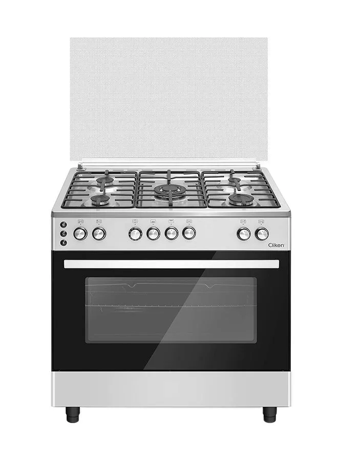 90x60 Freestanding Cooking Range Made In Turkey CK301 Silver-1