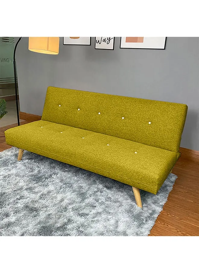 أيمار | أريكه سرير 2 في 1 من المخمل 30x178x109 cm- ذهبي-1