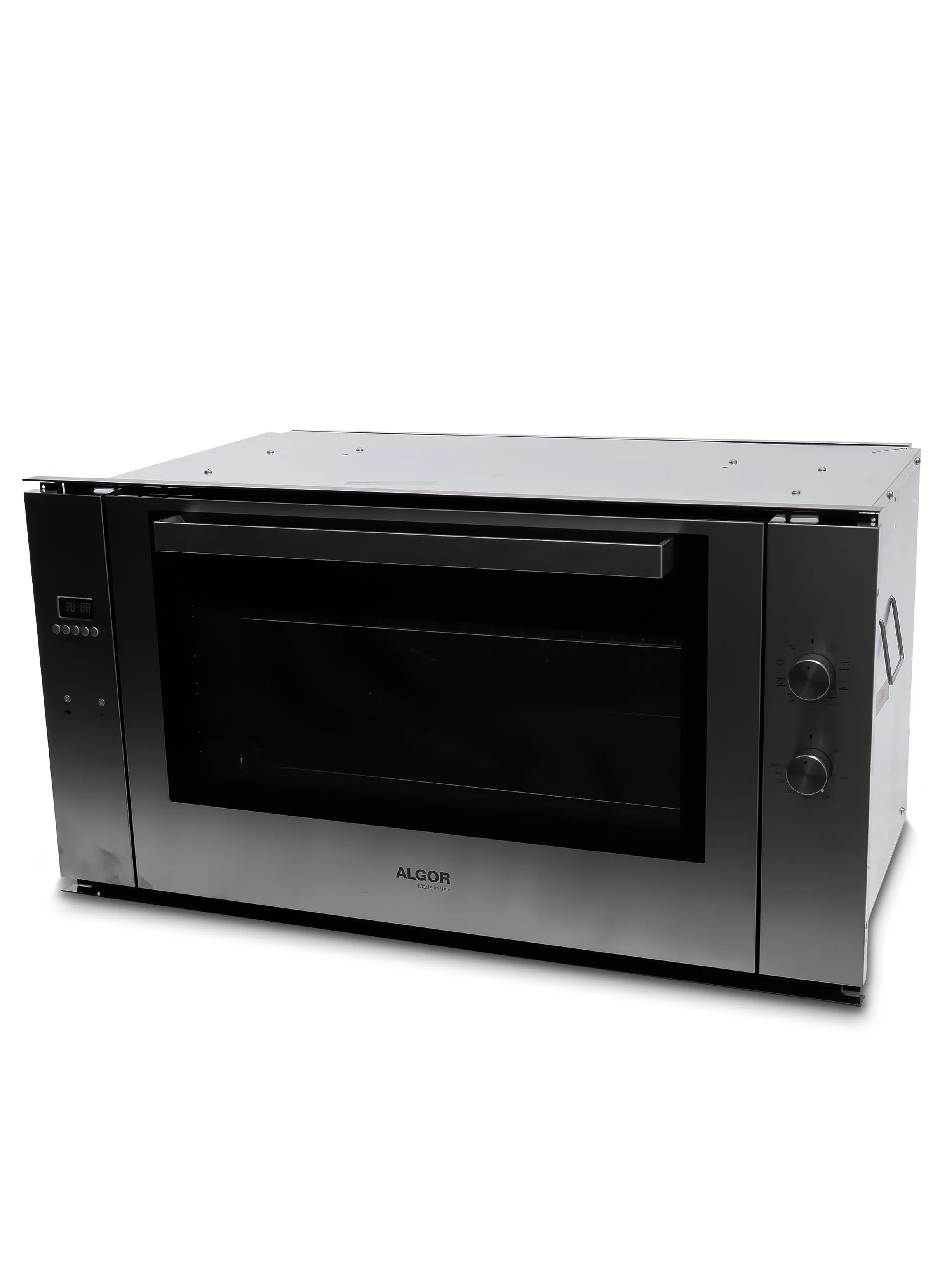 Algor Electric Built-in Oven, 9 Functions, 90 Cm, 110 L, Interior Lighting, Timer, Italy, Steel - AL-OD99EX-1