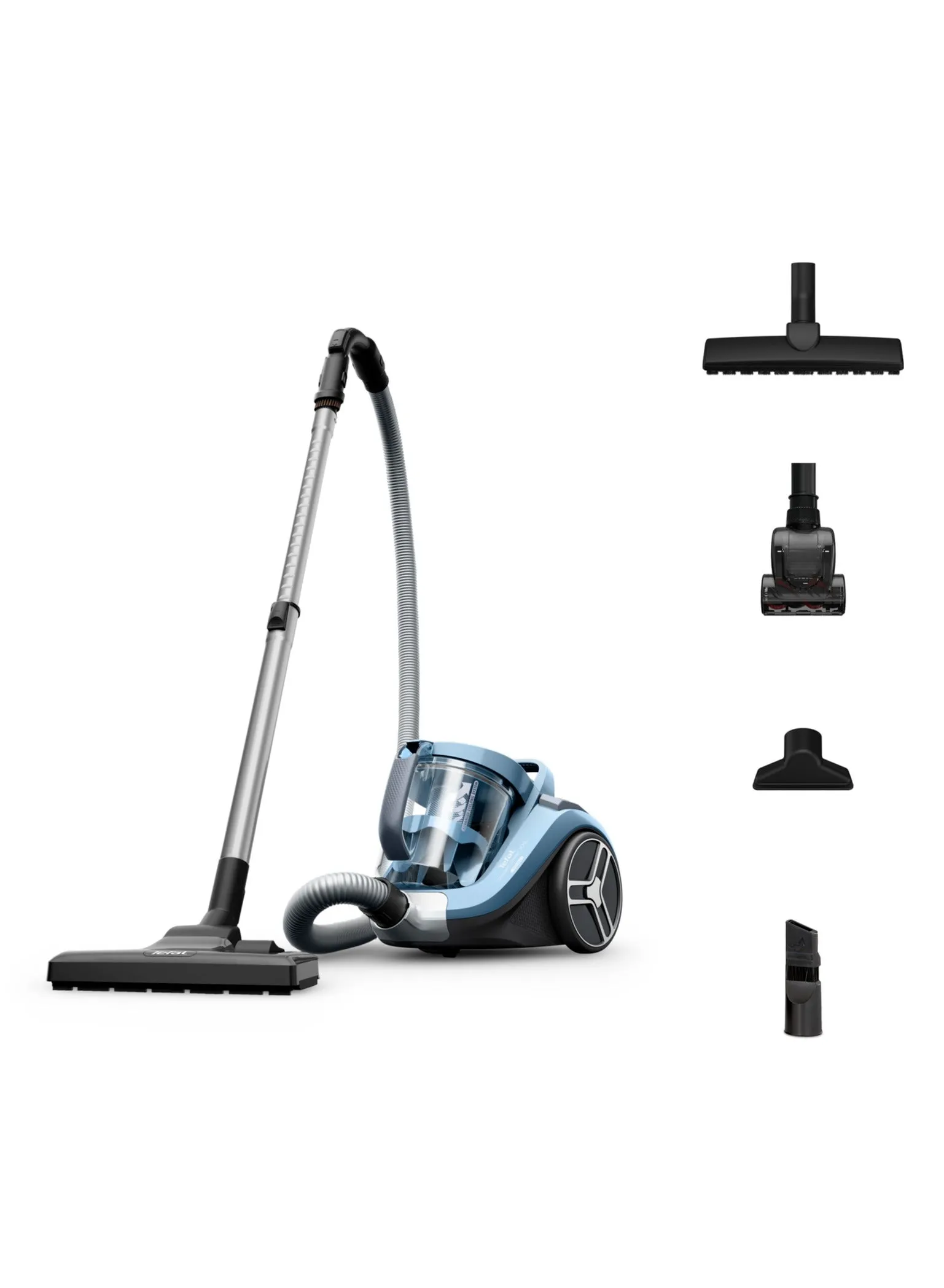 Bagless Vacuum Cleaner | Compact Power XXL Animal Kit Canister Vacuum Cleaner | Low Consumption Motor | Advanced 3-Level Cyclonic Filtration | 2 Years Warranty 900 W TW4B71HA Aqua-1