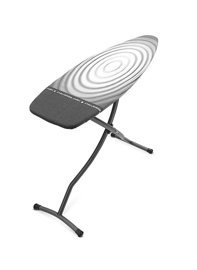 Brabantia Ironing Tables D, 135x45 cm,  Solid Steam Iron Rest, 22mm Black Frame-1