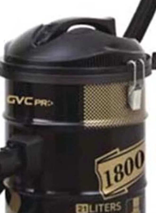 مكنسة كهربائية مزودة بعلبة تخزين سعة 21 لترا وقدرة 1800 وات 21 L 1800 W GVC-1800 أسود-2