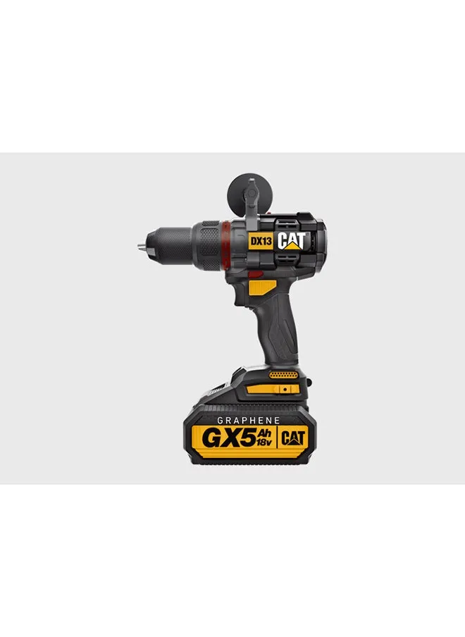 CAT DX13 18V 1 FOR ALL ½” مثقاب كهربائي لاسلكي مع محرك بدون فرش وبطارية من الغرافين-2