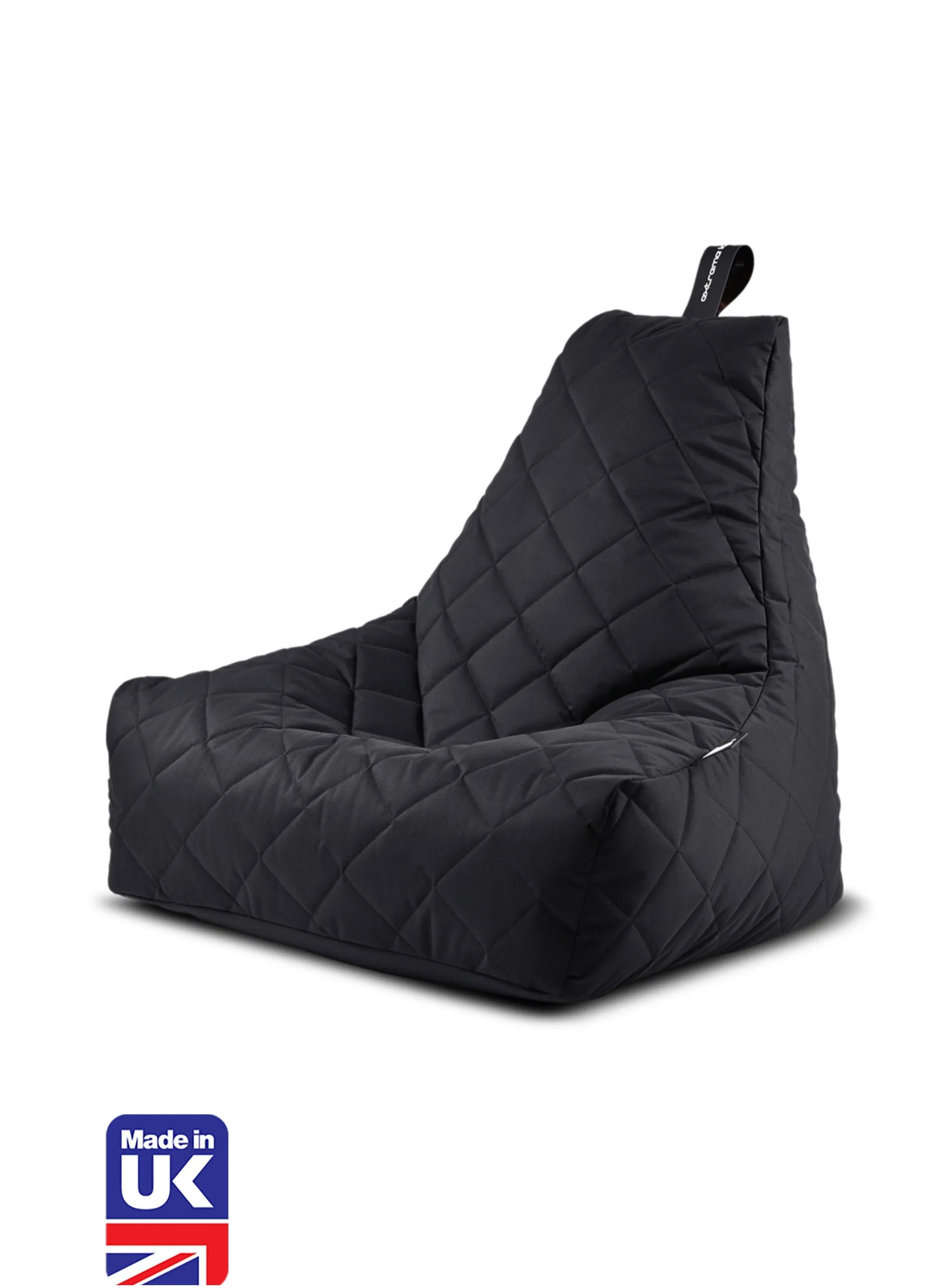 Chair | Bean Bag Quilted Polyester140x90x90 cm - Black-1