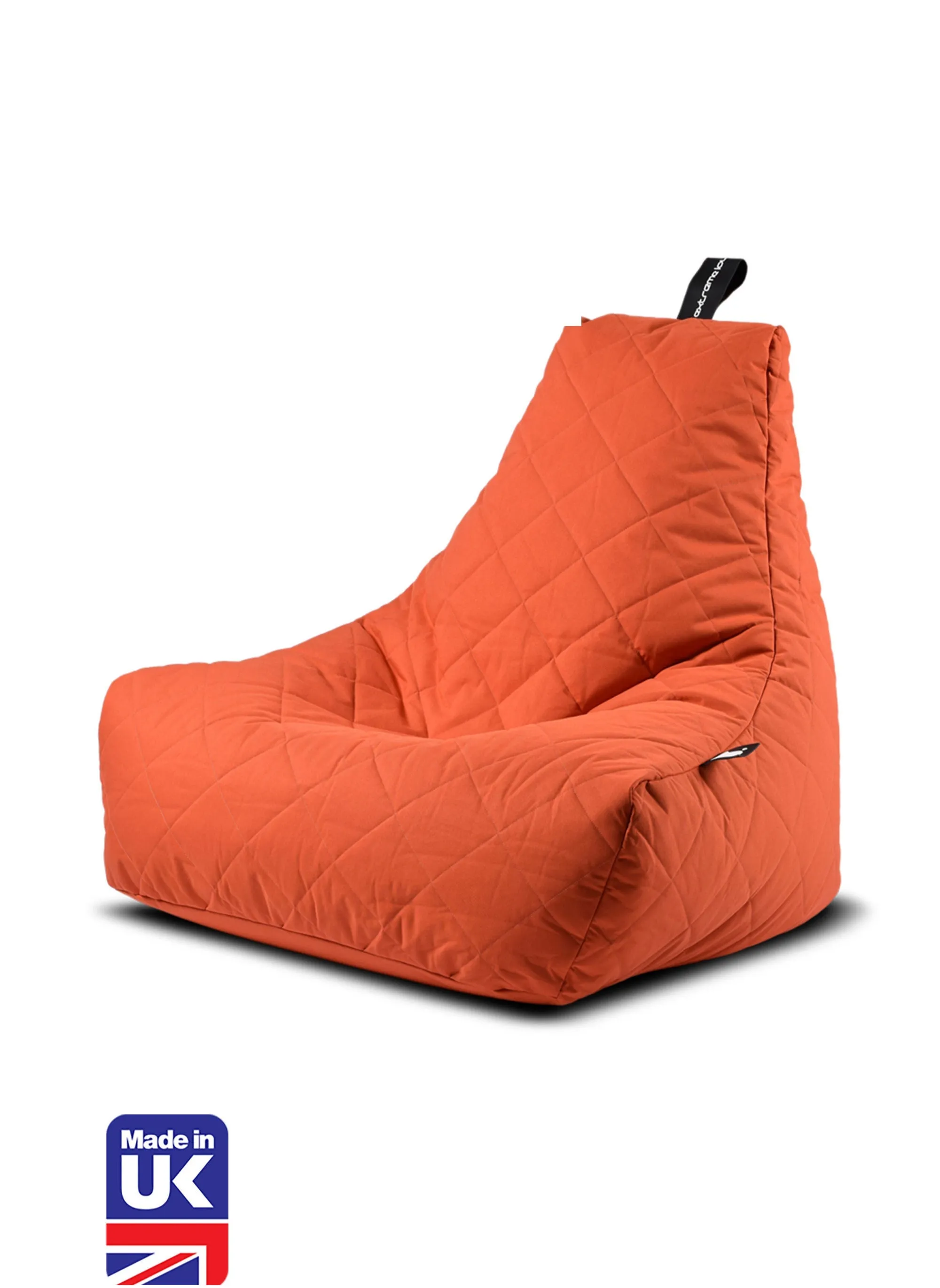 Chair | Bean Bag Quilted Polyester80x50x50 cm - Orange-1