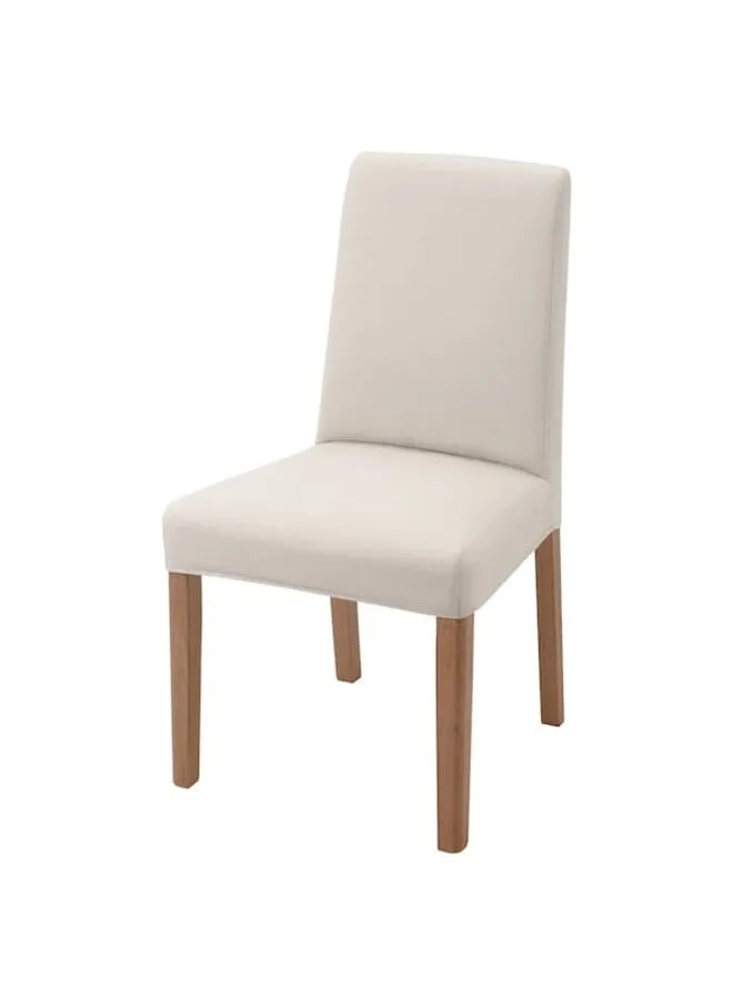 Chair oak effect Hallarp beige-1