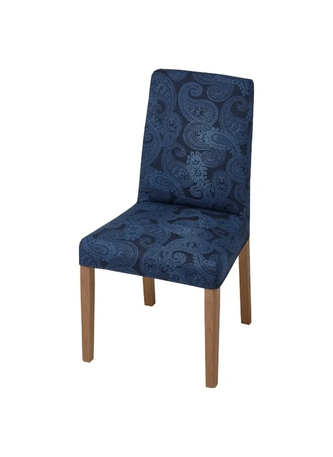 Chair oak effect Kvillsfors dark blue blue-1