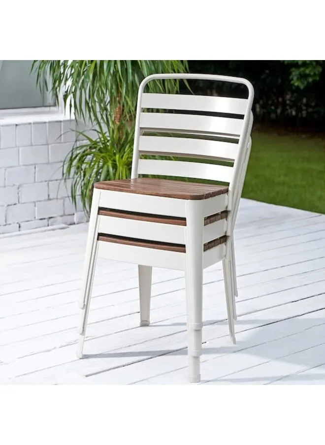 Chair outdoor in outdoor beige acacia-2