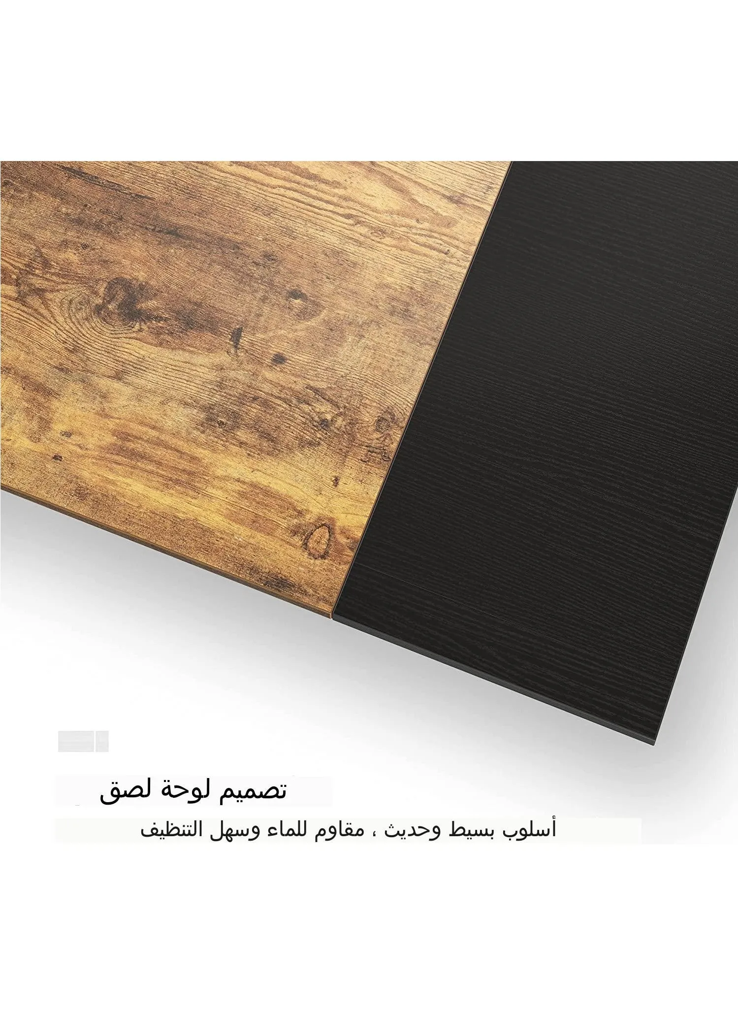 مكتب كمبيوتر مع أرفف تخزين وخطاف سماعة رأس x60x75x120 سم-2