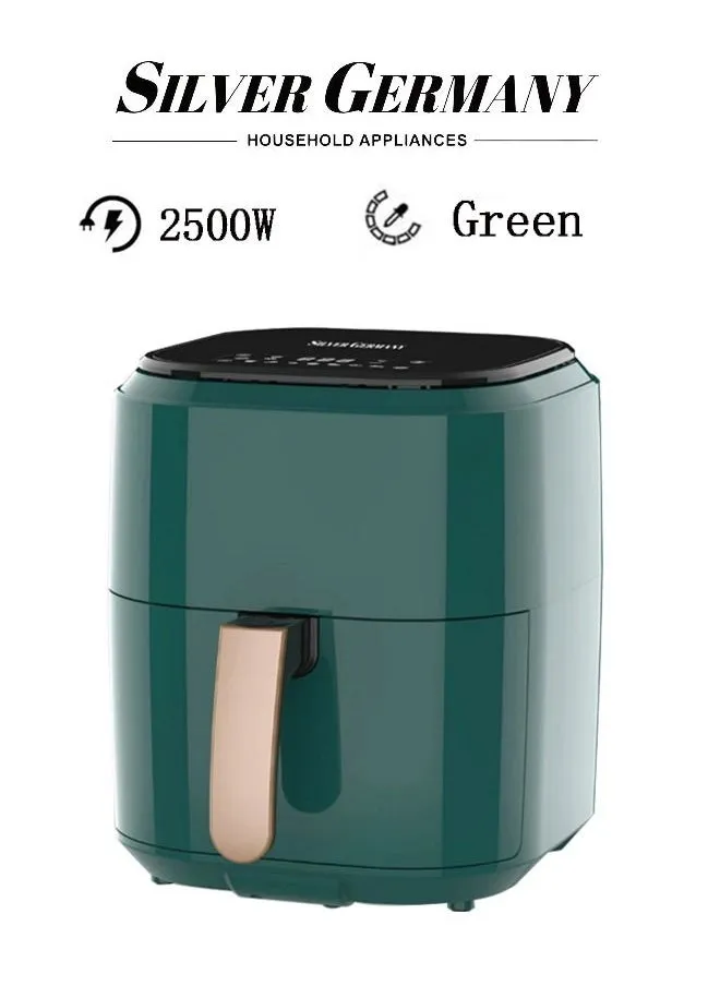 Digital Air Fryer 5L 2500W Green SG-0043 With  Circulation-1