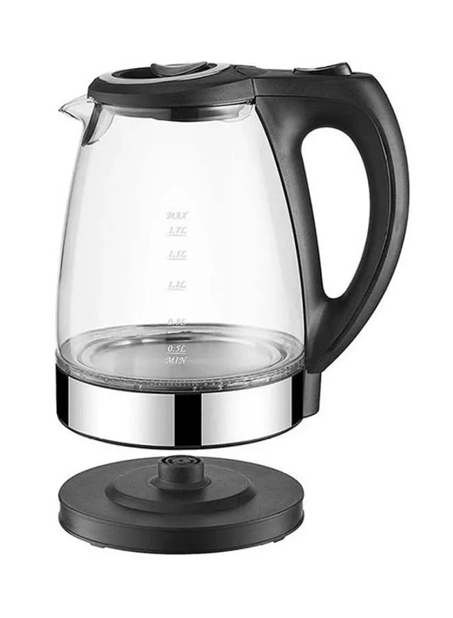 غلاية كهربائية 2 L 1500 W SK-1029 أسود/فضي/شفاف .-1