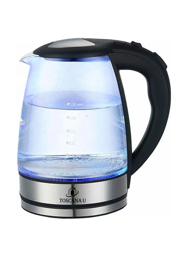 غلاية كهربائية 2 L 1500 W SK-1029 أسود/فضي/شفاف .-2