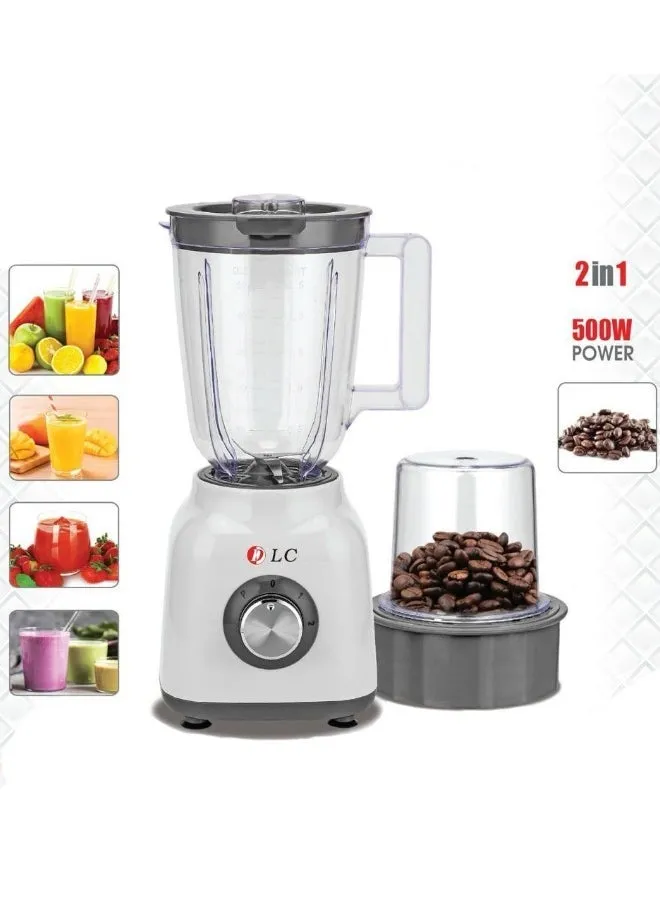 Electric Mixer With Mill 500W 2 in 1 Countertop Blender-1