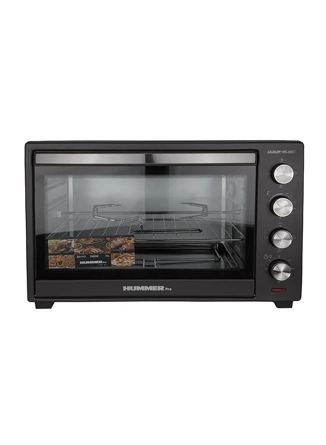 Electric Oven 60 L 2000 W E01113 Matt Grey-1