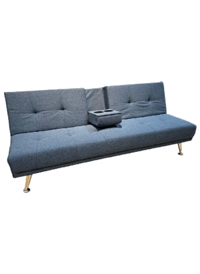 Elegant and Modern Design 3-Seater Durable Sofa Bed Navy 78 x 97 x 186 cm 94003-2