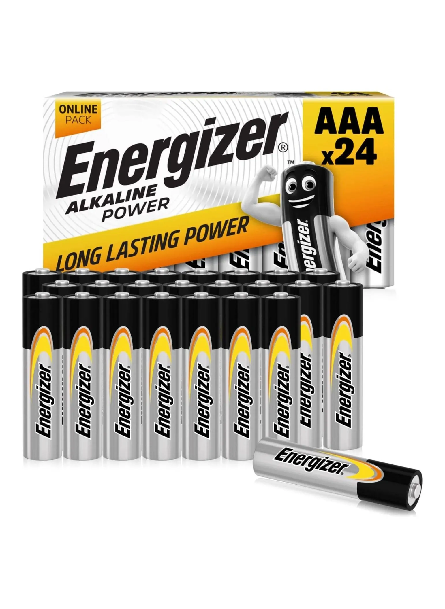 Energizer AAA Batteries, Alkaline Power, 24 Pack, AAA Battery Pack - Noon Exclusive-1