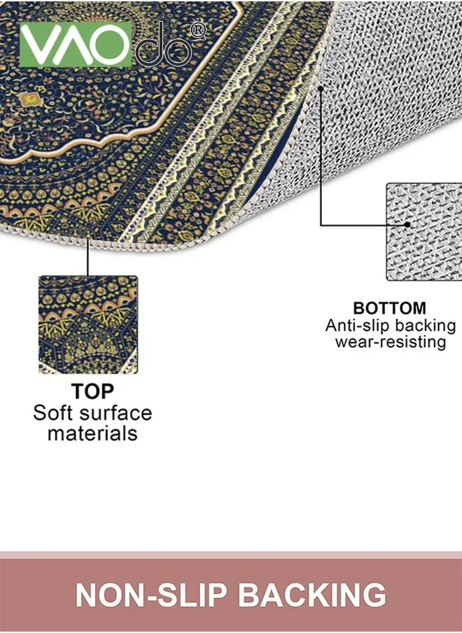 سجادات على الطراز الأوروبي، سجاد مقاوم للانزلاق والرطوبة، سجاد أرضي مستطيل الشكل، ناعم الملمس للغاية، سجاد ديكور لغرفة المعيشة-2