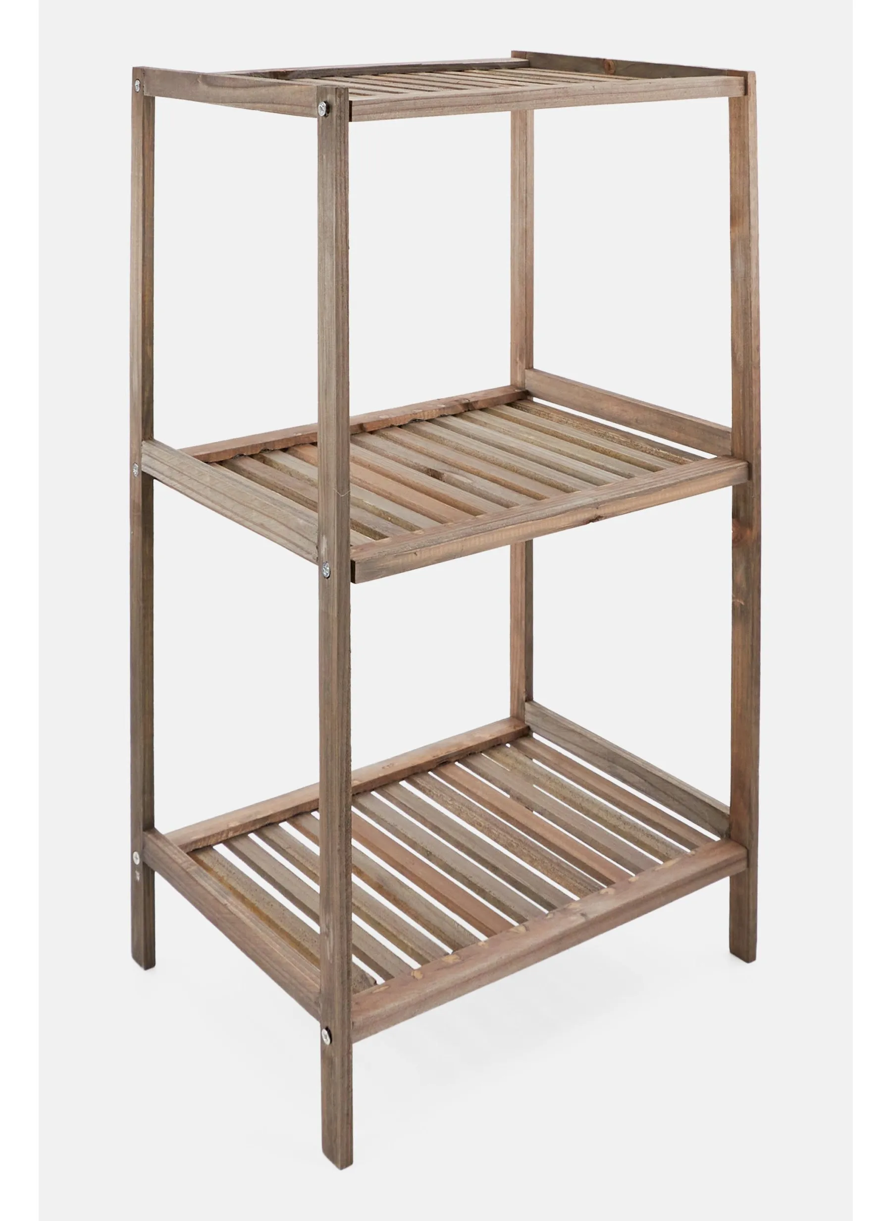 Farberware 3 Tier Wood Rack, Brown-2