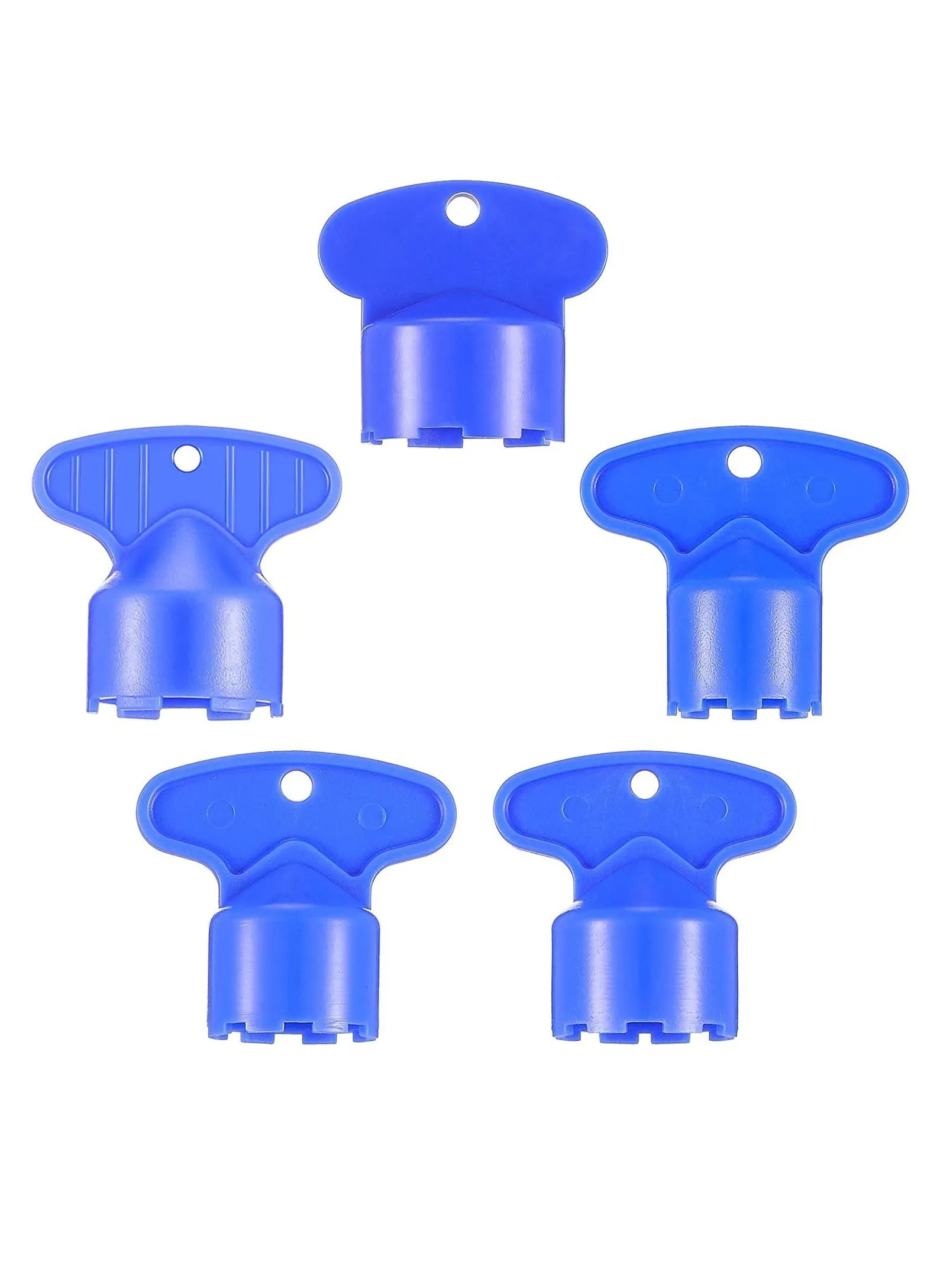 أداة إزالة مفتاح مهوية الصنبور مع 5 أحجام M16.5 18.5 21.5 22.5 24 مفاتيح بالوعة مجوفة لمهويات التخزين المؤقت ملحقات فوهة شاشة التصفية باللون الأزرق-1
