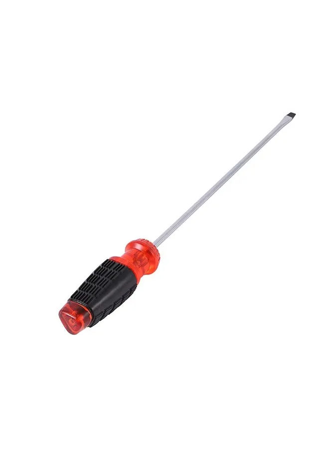 Flat Head Screwdriver - 10Inch | Cabinet Tip Screwdriver, Heavy Duty | Keystone Tip Screwdriver, Heavy Duty Round Shank with Cushion Grip Handle-2