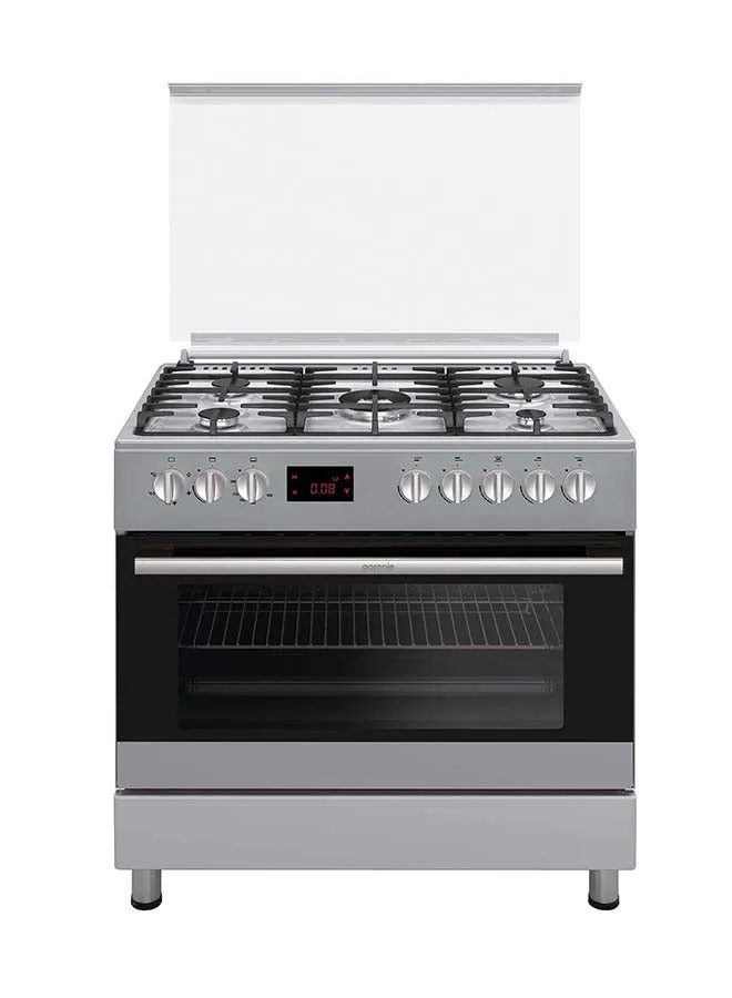 Freestanding Gas Cooker 90x60cm 1 Wok Triple Burner Full Safety Stainless Steel GI9321X-SA Stainless Steel-1