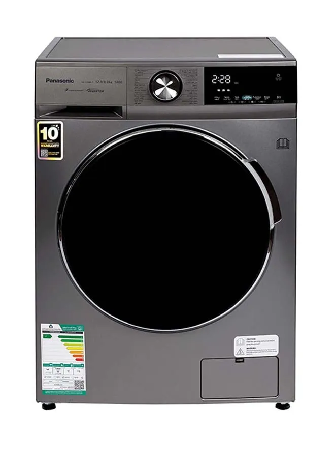 Front Load Washer  Dryer 12/8 Kg Inverter Steam Hygiene Silver 178 kW NA-S24ML1LSA Silver-2