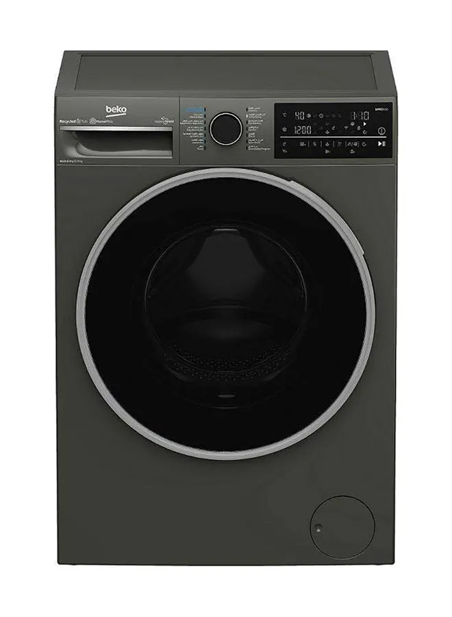 Front load WasherDryer 12/8kg Pro Smart Inverter 15prgs 1400rpm SteamCure Gray Color 140 kW WD128MSA Gray-1