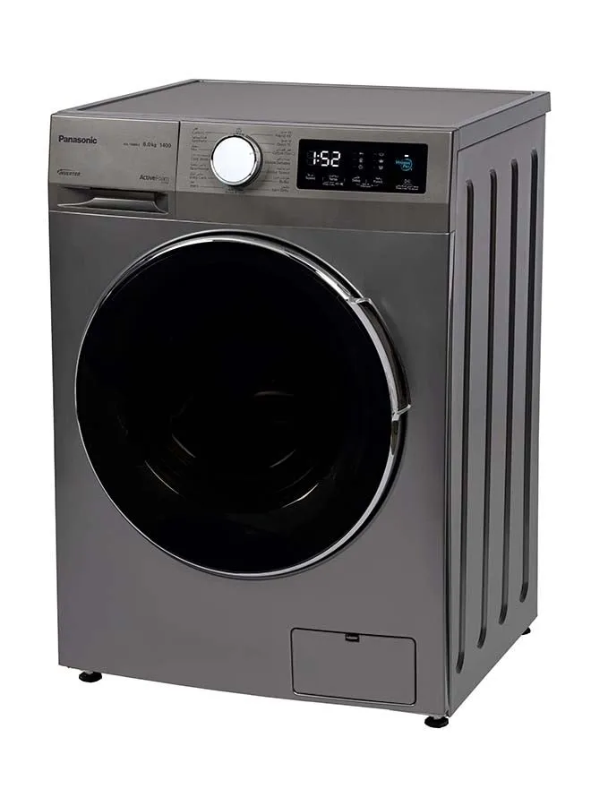 Front Load Washing Machine 8kg Inverter Hygiene Care Silver 143 kW NA-16MG1LSA Silver-2