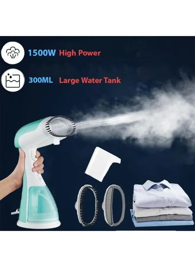 Garment Steamer Iron,High-Power Handheld Garment Steamer Clothes Steamer Portable Steam Iron 30s Fast Heat-up Ironing Wrinkle Remover -1500W 300ML-2