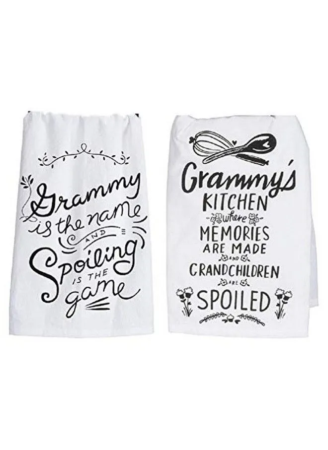 Grammy Towel Set Grammy Is The Name Spoiling And Grammy Kitchen Where Memories-1