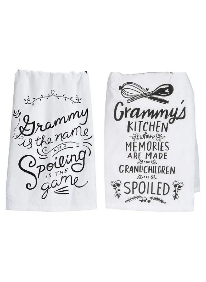 Grammy Towel Set Grammy Is The Name Spoiling And Grammy Kitchen Where Memories-2