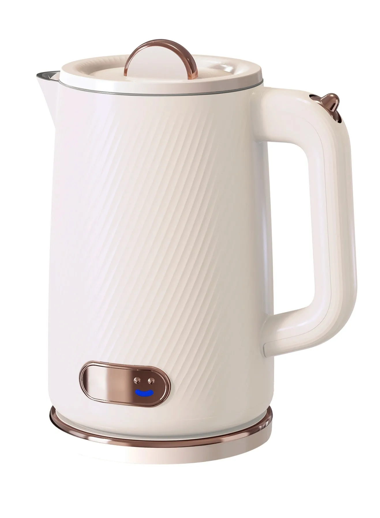 GVC PRO DECORATION Kettle 1.8 L, 1500W - STAINLESS STEEL BODY - GVCKT-3655H 1.8 L 1500 W GVCKT-3655H BEIGE * GOLD-1