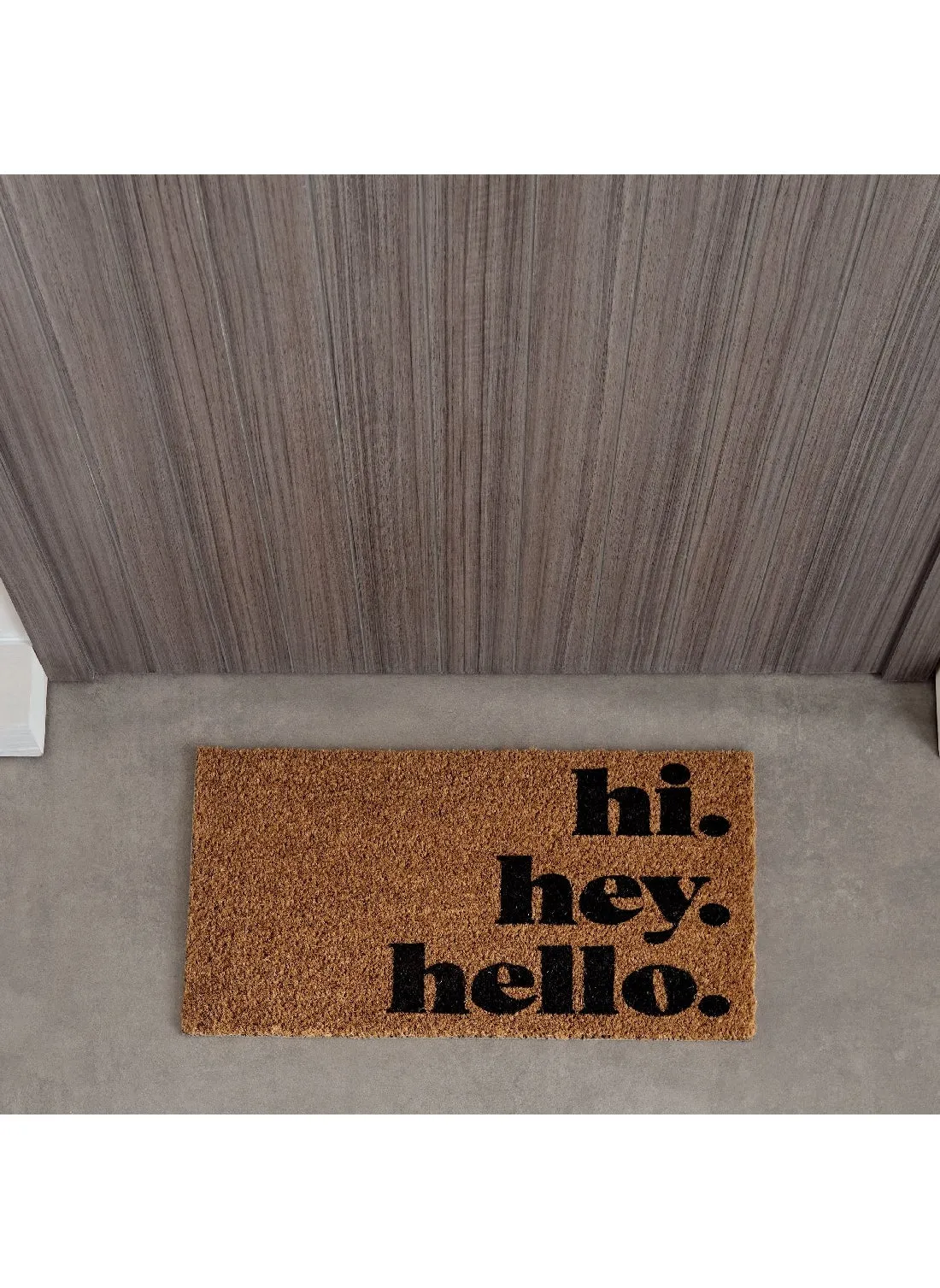 Halla Printed Coir Doormat with Latex Back 75 x 40 cm-1