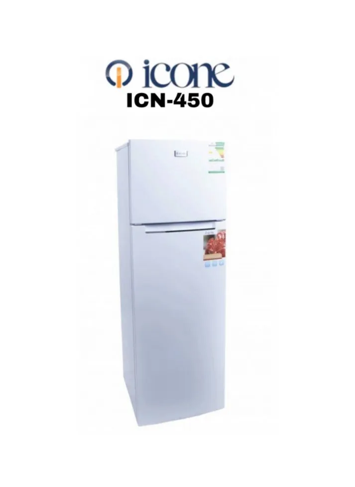 ICN2-450-W 2-Door Refrigerator – 234L Refrigerator Capacity & 77L Freezer Capacity in Sleek White Design with Comprehensive Warranty for Ultimate Convenience!-1