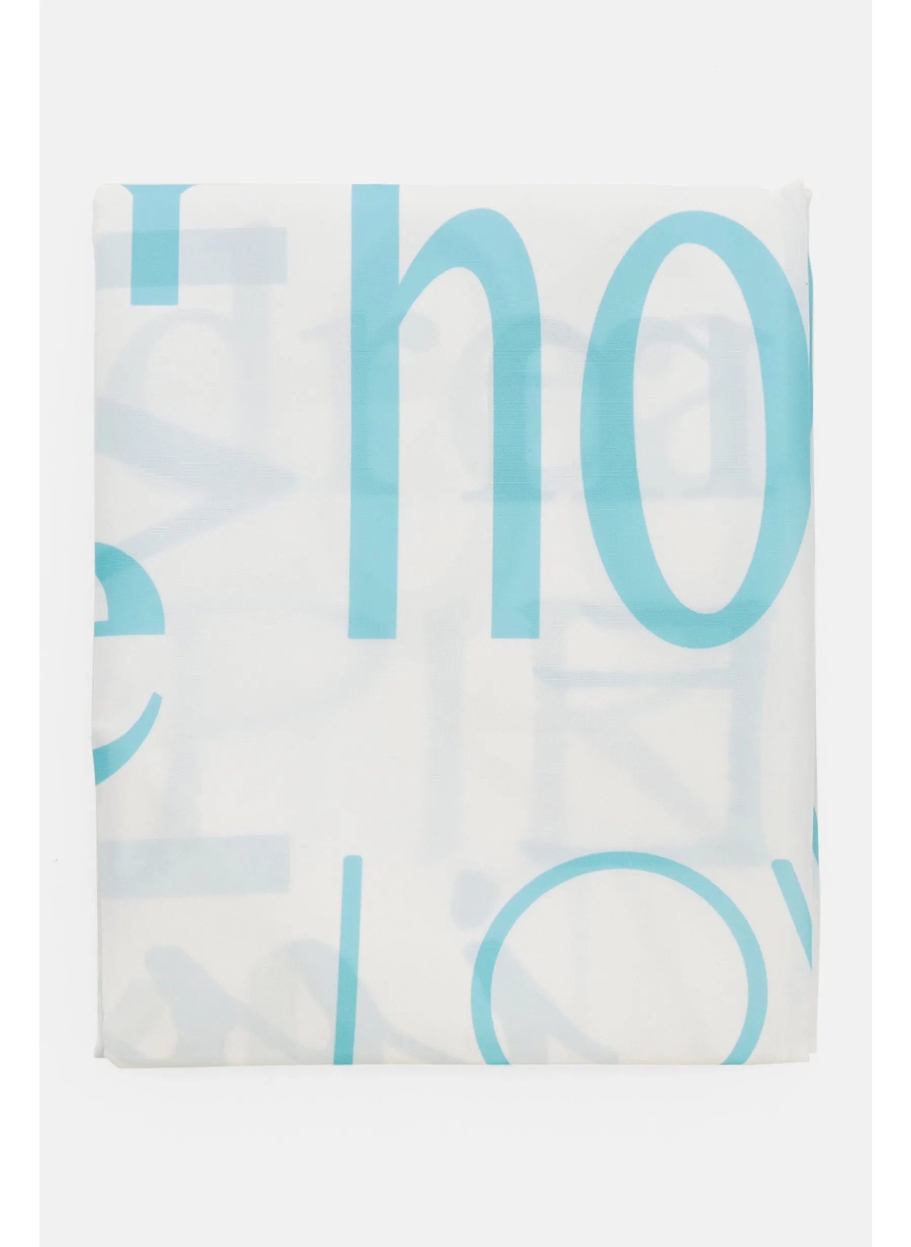 Inspiration Shower Curtain 177,8 x 182,9 cm, White/Blue-2