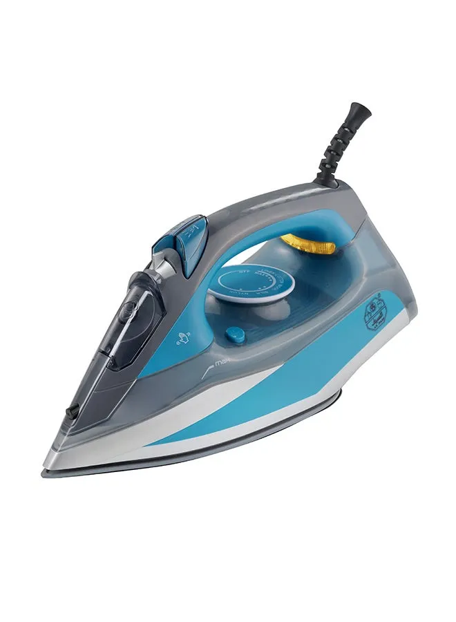 Jano Steam Iron With Ceramic Coating Plate 320 ml 2200 W E05212 Blue-1