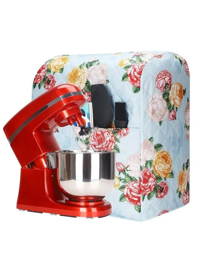 غطاء خلاط Kitchen Aid متوافق مع خلاط Kitchen Aid/Hamilton Stand Mixer/Tilt Head & Bowl Lift Model بطبعة زهور غطاء خلاط Pioneer Woman Kitchen Accessoriesملحقات خلاط Kitchen Aid-1