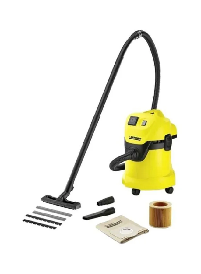 مكنسة كهربائية متعددة الأغراض 1000 W Karcher WD3 1000w أصفر/ أسود-2