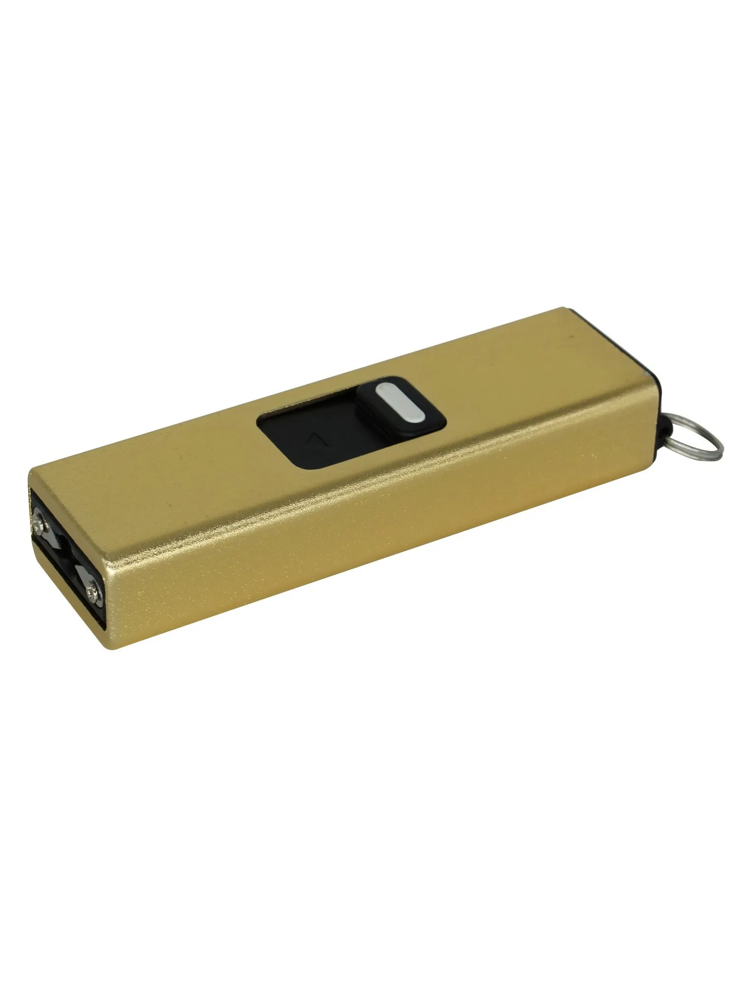 MultiFunctional LED Flashlight USB Rechargeable Flashlight, Gold-1