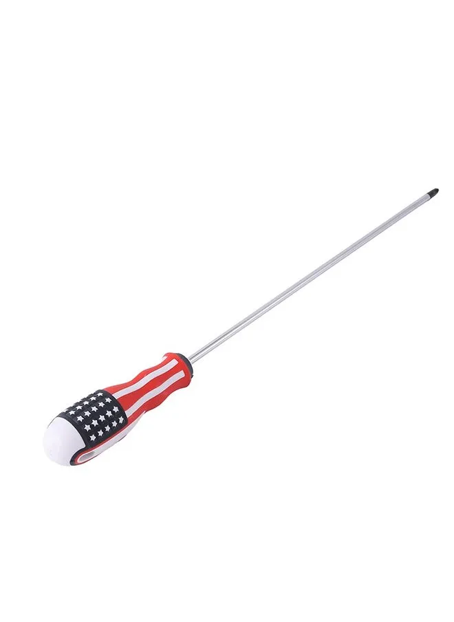 Phillips Head Screwdriver American Flag pattern - 12Inch | Screwdriver tool and Phillips Professional Cushion Grip Screwdriver with High Torque-2