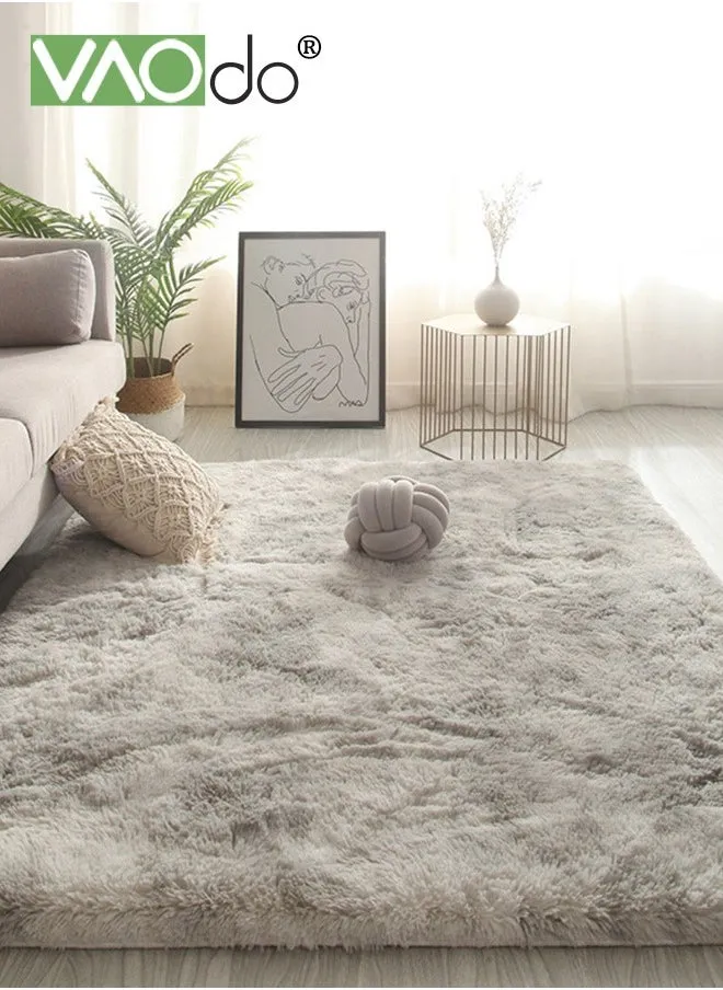 Plush and Fluffy Carpet No Shedding Home Decoration Soft Runway Rug Suitable for Children's Room Dorm Bedside Rug 180*200CM-1