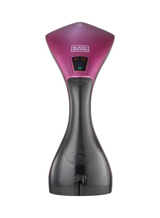 مكواة بخار محمولة رقمية للملابس 240 ml 1600 W HSTD1600-B5 أسود أرجواني-2