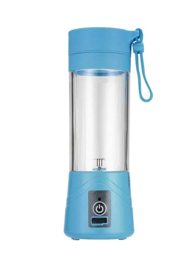 خلاط صغير محمول 380.0 ml 3.7 W Portable Blender Smoothie Juicer Cup أزرق/شفاف-1