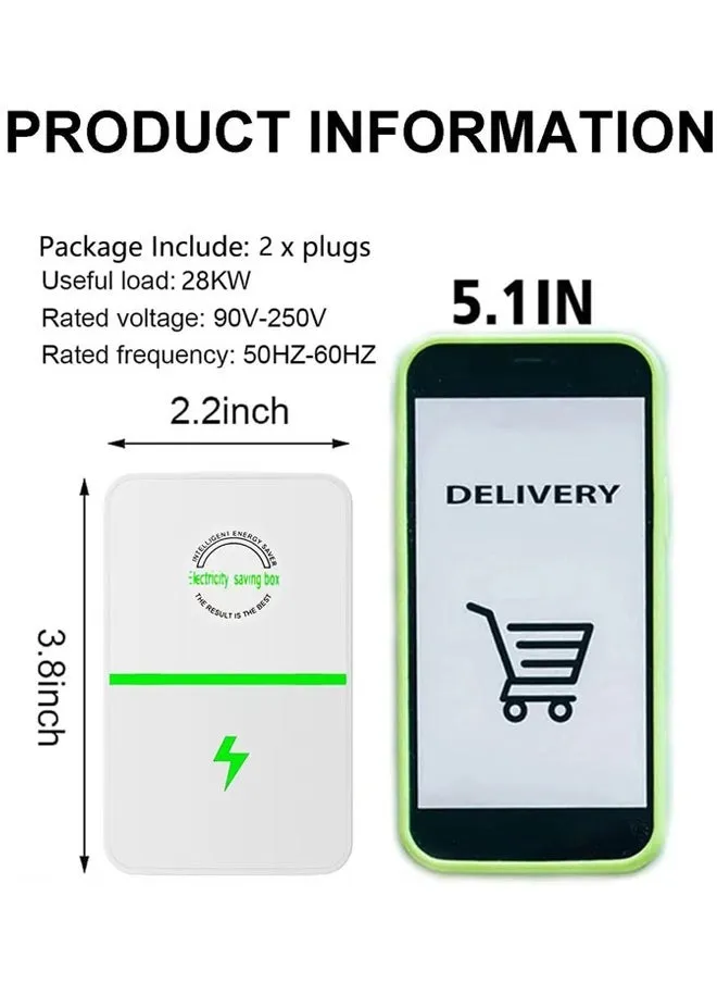 صندوق توفير الطاقة الكهربائية، جهاز توفير الطاقة، الأجهزة المنزلية الذكية الموفرة للطاقة مع قابس المملكة المتحدة، قابس موفر الطاقة يوفر جهد تحكم فعال ومستقر في الكهرباء-2